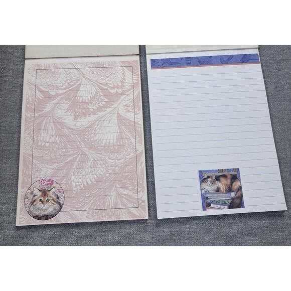 2 Vintage Mead Corp Sophisticats Lined Stationary Tablet Notebook - Picture 5 of 9